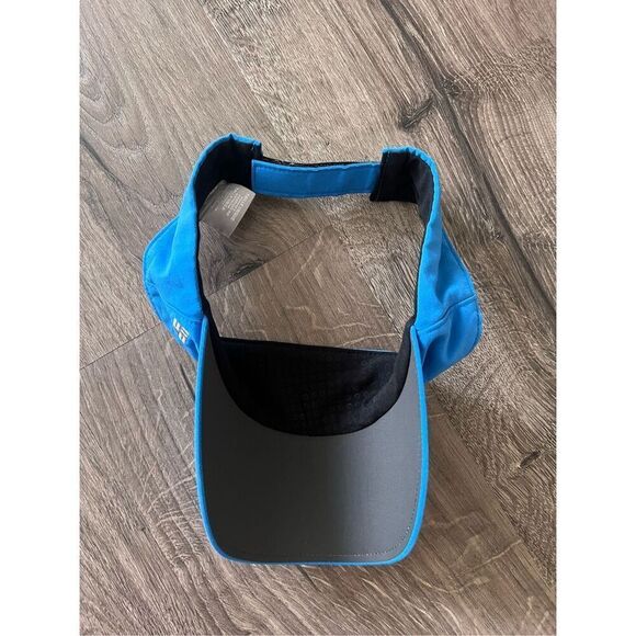 Columbia Visor Hat Mens Golf One Size Cap Blue Beach Outdoor Sport Logo Pleasant - Picture 4 of 5